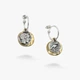 Серьги серебряные с монетами Афина gold 925 - изображение 2