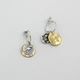 Серьги серебряные с монетами Афина gold 925 - изображение 6