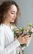 Кольцо цветок серебряное Мальвы Rose 925 Флора 19-19.5 - изображение 7