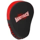 Вигнуті боксерські лапи HARD TOUCH BO-4457 (2 шт, PU, 18,5×5×24 см, чорні з червоним) - изображение 1