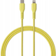 Kabel Qualo USB Type-C – Lightning 1.5 m Yellow (5907457773110) - obraz 1
