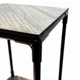 Металева підлогова полиця-стелаж для рослин Troya, Зх рівнева чорна H=1,45м МДФ ламіновані полички - зображення 9