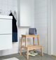 Taboret ze schodkiem IKEA BEKVAM 50 cm Buk (601.788.87) - obraz 2