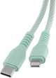 Кабель Qualo USB Type-C – Lightning 1.5 м Mint (5907457773141) - зображення 3
