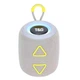 Bluetooth-колонка TG655 з RGB ПІДСВІЧУВАННЯМ, speakerphone, радіо, grey - изображение 1