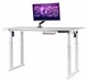 Стіл з електро-регулюванням висоти Двомоторний White Flexi Desk 160x65 см 27897 - зображення 2