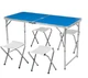 Стіл та стільці для пікніка Folding Table Синій - зображення 1