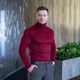 Мужской классический свитер приталенный 2XL красный (BLsv619dre) - изображение 1