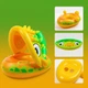 Дитячий надувний круг для плавання "Жабеня" з регульованим навісом, 65см - зображення 9