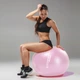 Мяч для фитнеса (фитбол) Cornix 55 см Anti-Burst XR-0361 Light Pink - изображение 7