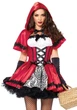 Женский Костюм красной шапочки Leg Avenue Gothic Riding Hood Красный L (SO9124) - изображение 1
