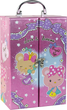 Zestaw piękności LEAN Toys do makijażu i paznokci w różowej walizce 17056 (5905884459126) - obraz 1