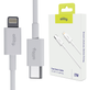 Kabel Allity AUC-03 USB-C - Lightning 2 m 27W White (5906667550115) - obraz 3