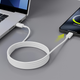 Kabel Allity AUC-03 USB-C - Lightning 2 m 27W White (5906667550115) - obraz 4