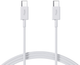 Kabel Allity AUC-03 USB-C - USB-C 2 m 60W White (5906667550146) - obraz 1