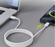 Kabel Allity AUC-03 USB-C - USB-C 2 m 60W White (5906667550146) - obraz 4