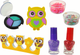 Zestaw piękności LEAN Toys Sowa do makijażu i do zdobienia paznokci 15723 (5905679072417) - obraz 3