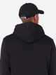 Bluza męska z kapturem kangurka New Era NBA Regular Heat 60505424 2XL Czarna (0197883645197) - obraz 4