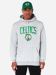 Bluza męska z kapturem kangurka New Era Celtics 60505438 L Jasnoszara (0197883645869) - obraz 1
