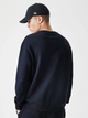 Bluza bez kaptura męska New Era Ne Premium Essential Os Crew 60752356 S Czarna (0198976882840) - obraz 2