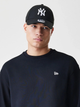 Світшот чоловічий New Era Ne Premium Essential Os Crew 60752356 L Чорний (0198976882826) - зображення 5