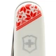 Нож Victorinox Huntsman Ukraine 91мм 15 функций белый красная Вышиванка - изображение 2