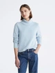 Светр жіночий зимовий Calvin Klein Plush Turtleneck Blue XS Блакитний (891994) - изображение 1