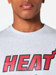 Футболка бавовняна довга чоловіча New Era NBA Regular Heat 60505470 2XL Світло-сіра (0197883643636) - зображення 5