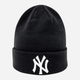Czapka beanie New Era Mlb Cuff Knit 12122728 One Size Czarna (0193650537856) - obraz 1
