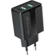 Зарядное устройство Grand-X 5V 2,1A Black + cable USB-Lightning (CH15LTB) - зображення 3