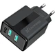 Зарядное устройство Grand-X 5V 2,1A Black + cable USB-Lightning (CH15LTB) - зображення 4