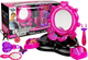 Toaletka LEAN Toys fryzjer z urządzeniem do zaplatania warkoczy i lustrem 7101 (5905884455548) - obraz 2
