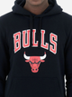 Bluza męska z kapturem kangurka New Era NBA Regular Bulls 60416759 2XL Czarna (0197214897325) - obraz 4