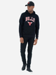 Bluza męska z kapturem kangurka New Era NBA Regular Bulls 60416759 M Czarna (0197214897288) - obraz 3