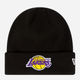 Czapka beanie New Era Ess Lakers 60348856 One Size Czarna (0196821893485) - obraz 1