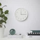 Часы настенные бесшумные IKEA TROMMA белые 25см - изображение 3