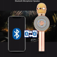 Детский караоке микрофон Bluetooth WSTER WS669 с динамиком и колонкой беспроводной микрофон Розовый - изображение 8
