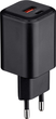 Зарядний пристрій Qualo Nano PD 45W USB-C USB-A Black (5907457773264) - зображення 3