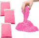 Zestaw LEAN Toys Magiczny Piasek kinetyczny z narzędziami foremkami i dmuchaną planszą 3 kg Różowy 24690 (5905991060406) - obraz 3