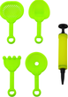 Zestaw LEAN Toys Magiczny Piasek kinetyczny z narzędziami foremkami i dmuchaną planszą 3 kg Różowy 24690 (5905991060406) - obraz 4