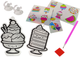 Zestaw do haftu diamentowego LEAN Toys Słodycze z naklejkami 13091 (5905323212930) - obraz 3