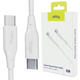 Kabel Allity AUC-02 USB-C - USB-C 1 m 60W White (5906667550221) - obraz 4
