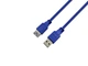 Кабель ProLogix (PR-USB-P-11-30-3m) USB 3.0 AM/AF, синий, 3м - изображение 1
