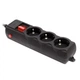 Фильтр питания Gembird Pro (SPG3-G-6B-PRO) 3 розетки, 1.8м, черный - изображение 11