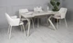 Стіл Давон обідній розкладний 1400/2000x800x750 беж мат ноги шампань - изображение 4