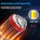 LED лампа, подвійна лінза CSP H4, для мотоцикла, White, IP65, 12000LM - зображення 4