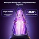 Портативна лампа від комарів з акумулятором 2000 мАг подвійна Mosquito Lamp 4219 USB з нічником 3 Вт Чорний - зображення 6