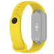 Силиконовый ремешок для фитнес браслетов Xiaomi Mi Band 8 Smart Band 9/10, Silicone, Yellow, с удобной застёжкой, на фитнес трекер и смарт часы, ArmorStandart (ARM86917) - изображение 2