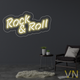 Неонова вивіска "Rock&Roll" 60х29 см 600 - изображение 1