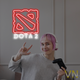 Неонова вивіска "Dota 2" 30х34 см - изображение 3